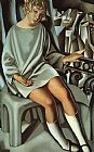 Kizette on the Balcony by Tamara de Lempicka